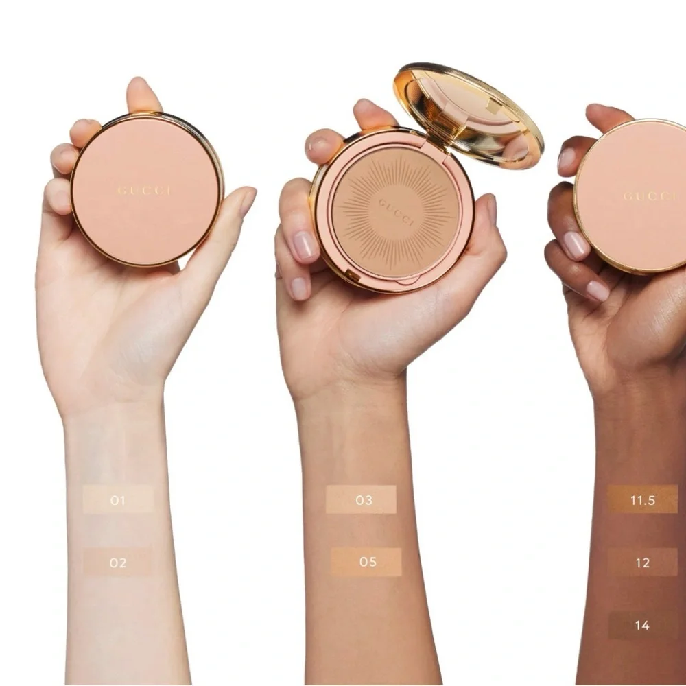 NIBGucci Matte Powder in Luxurious Pink and Gold n 11.5